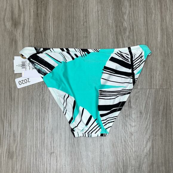 Trina Turk Women's Green Multi Copacabana Geometric Hipster Swim Bottoms sz 4 - Picture 5 of 6